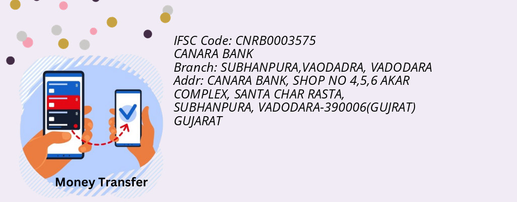Find CANARA BANK IFSC Code VADODARA - SUBHANPURA,VAODADRA Branch Find CANARA BANK IFSC Code VADODARA - SUBHANPURA,VAODADRA Branch
