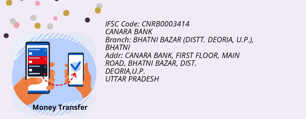 Find CANARA BANK IFSC Code BHATNI - BHATNI BAZAR (DISTT. DEORIA, U.P.) Branch Find CANARA BANK IFSC Code BHATNI - BHATNI BAZAR (DISTT. DEORIA, U.P.) Branch
