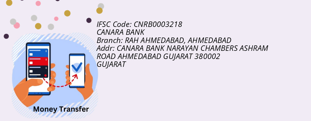 Find CANARA BANK IFSC Code AHMEDABAD - RAH AHMEDABAD Branch