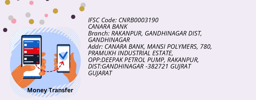 Find CANARA BANK IFSC Code GANDHINAGAR - RAKANPUR, GANDHINAGAR DIST Branch Find CANARA BANK IFSC Code GANDHINAGAR - RAKANPUR, GANDHINAGAR DIST Branch