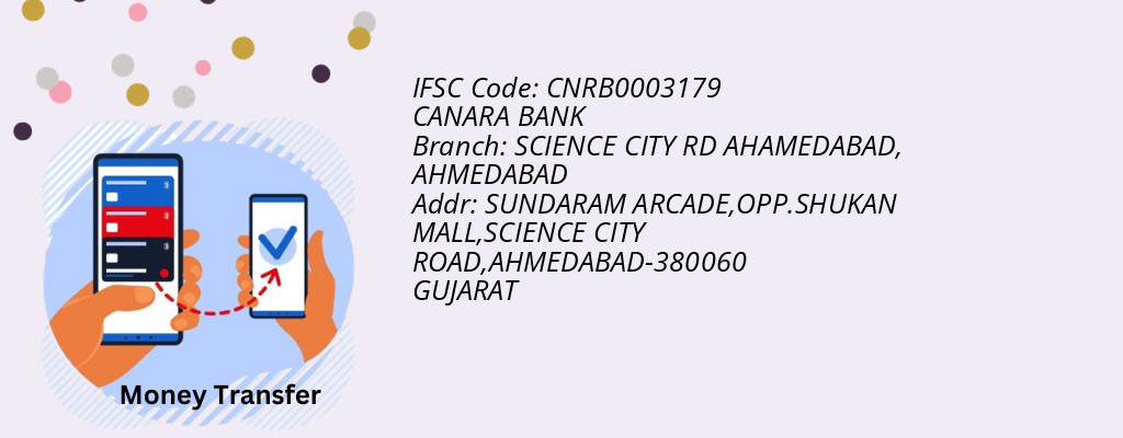 Find CANARA BANK IFSC Code AHMEDABAD - SCIENCE CITY RD AHAMEDABAD Branch