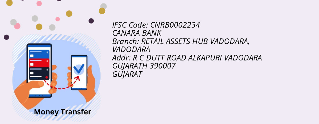 Find CANARA BANK IFSC Code VADODARA - RETAIL ASSETS HUB VADODARA Branch Find CANARA BANK IFSC Code VADODARA - RETAIL ASSETS HUB VADODARA Branch