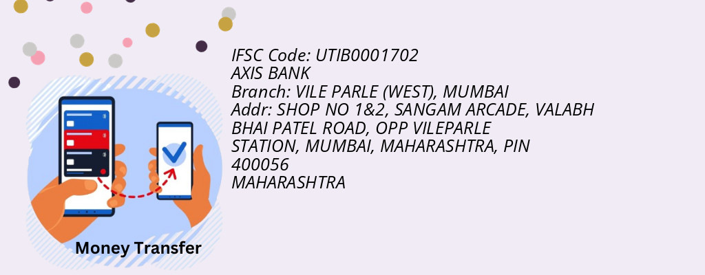 Find AXIS BANK IFSC Code MUMBAI - VILE PARLE (WEST) Branch
