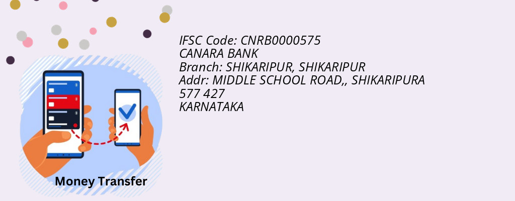 Find CANARA BANK IFSC Code SHIKARIPUR - SHIKARIPUR Branch