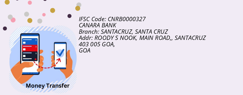Find CANARA BANK IFSC Code SANTA CRUZ - SANTACRUZ Branch Find CANARA BANK IFSC Code SANTA CRUZ - SANTACRUZ Branch