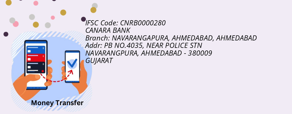 Find CANARA BANK IFSC Code AHMEDABAD - NAVARANGAPURA, AHMEDABAD Branch