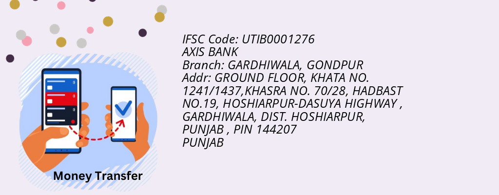 Find AXIS BANK IFSC Code GONDPUR - GARDHIWALA Branch Find AXIS BANK IFSC Code GONDPUR - GARDHIWALA Branch