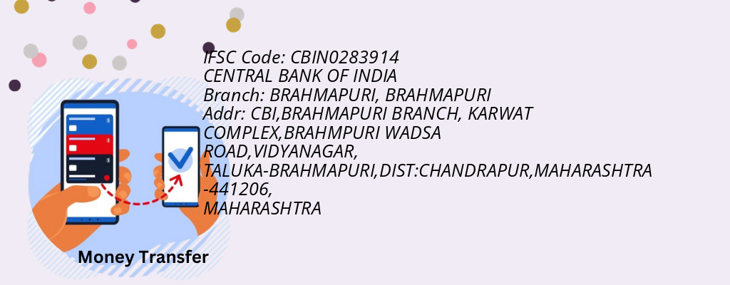 Find CENTRAL BANK OF INDIA IFSC Code BRAHMAPURI - BRAHMAPURI Branch