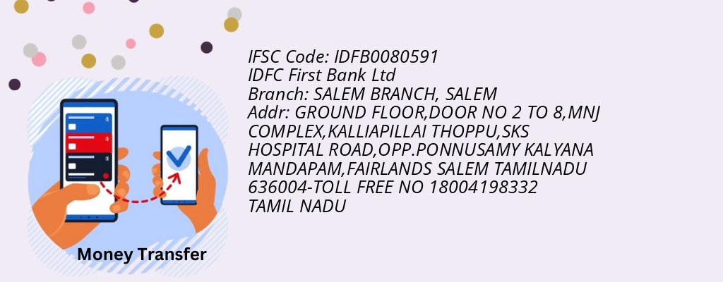 Find IDFC First Bank Ltd IFSC Code SALEM - SALEM BRANCH Branch Find IDFC First Bank Ltd IFSC Code SALEM - SALEM BRANCH Branch