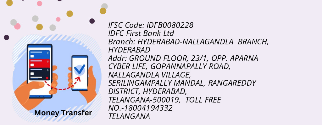 Find IDFC First Bank Ltd IFSC Code HYDERABAD - HYDERABAD-NALLAGANDLA BRANCH Branch Find IDFC First Bank Ltd IFSC Code HYDERABAD - HYDERABAD-NALLAGANDLA BRANCH Branch