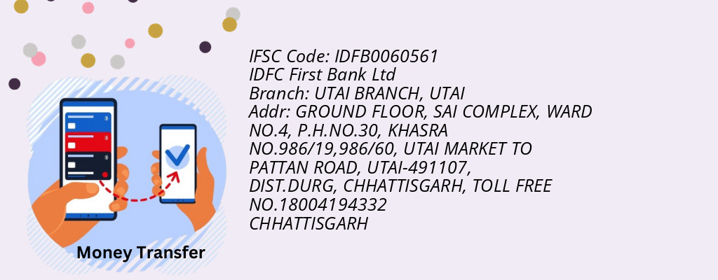 Find IDFC First Bank Ltd IFSC Code UTAI - UTAI BRANCH Branch Find IDFC First Bank Ltd IFSC Code UTAI - UTAI BRANCH Branch