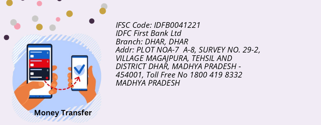 Find IDFC First Bank Ltd IFSC Code DHAR - DHAR Branch Find IDFC First Bank Ltd IFSC Code DHAR - DHAR Branch