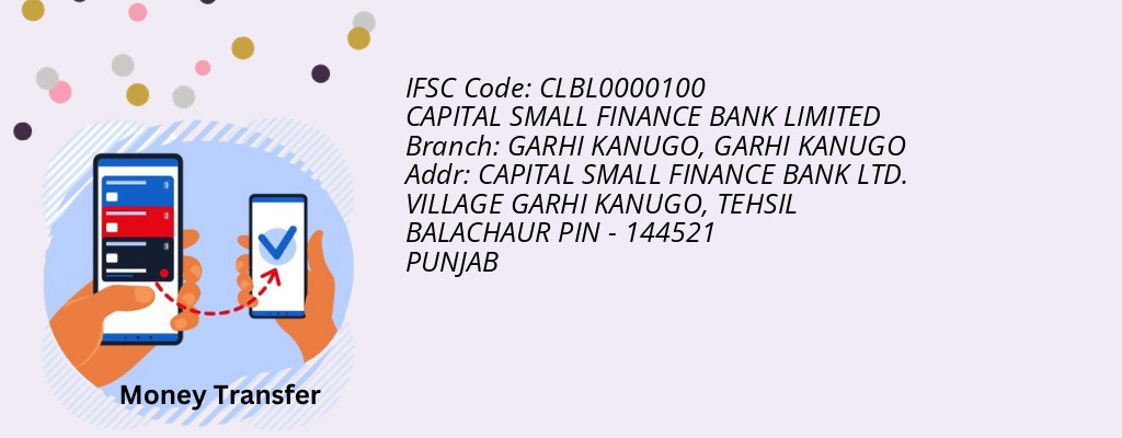 Find CAPITAL SMALL FINANCE BANK IFSC Code GARHI KANUGO - GARHI KANUGO Branch Find CAPITAL SMALL FINANCE BANK IFSC Code GARHI KANUGO - GARHI KANUGO Branch