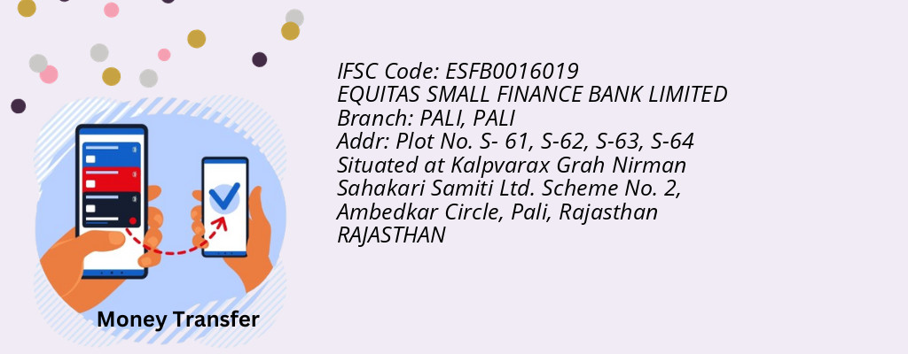 Find EQUITAS SMALL FINANCE BANK IFSC Code PALI - PALI Branch Find EQUITAS SMALL FINANCE BANK IFSC Code PALI - PALI Branch