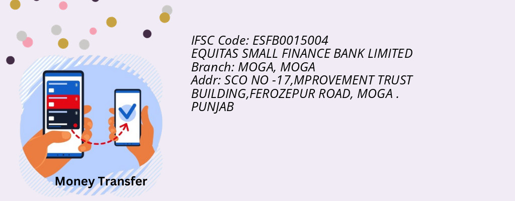 Find EQUITAS SMALL FINANCE BANK IFSC Code MOGA - MOGA Branch Find EQUITAS SMALL FINANCE BANK IFSC Code MOGA - MOGA Branch