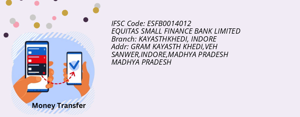 Find EQUITAS SMALL FINANCE BANK IFSC Code INDORE - KAYASTHKHEDI Branch Find EQUITAS SMALL FINANCE BANK IFSC Code INDORE - KAYASTHKHEDI Branch