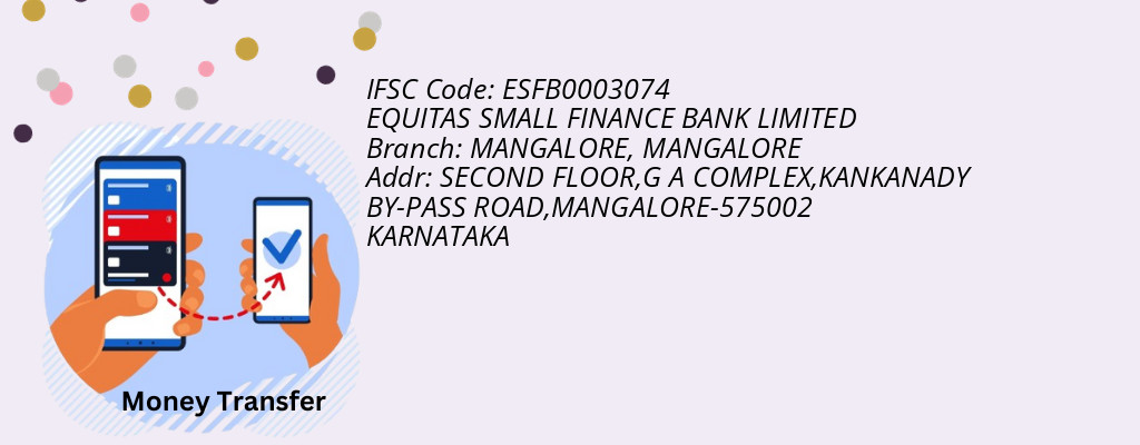 Find EQUITAS SMALL FINANCE BANK IFSC Code MANGALORE - MANGALORE Branch Find EQUITAS SMALL FINANCE BANK IFSC Code MANGALORE - MANGALORE Branch