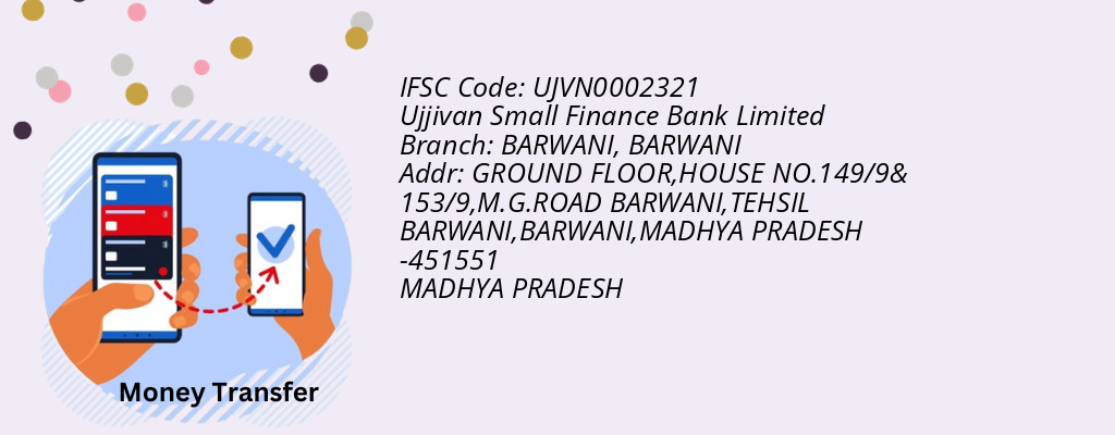 Find Ujjivan Small Finance Bank Limited IFSC Code BARWANI - BARWANI Branch