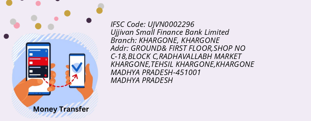 Find Ujjivan Small Finance Bank Limited IFSC Code KHARGONE - KHARGONE Branch