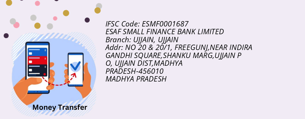 Find ESAF SMALL FINANCE BANK IFSC Code UJJAIN - UJJAIN Branch Find ESAF SMALL FINANCE BANK IFSC Code UJJAIN - UJJAIN Branch