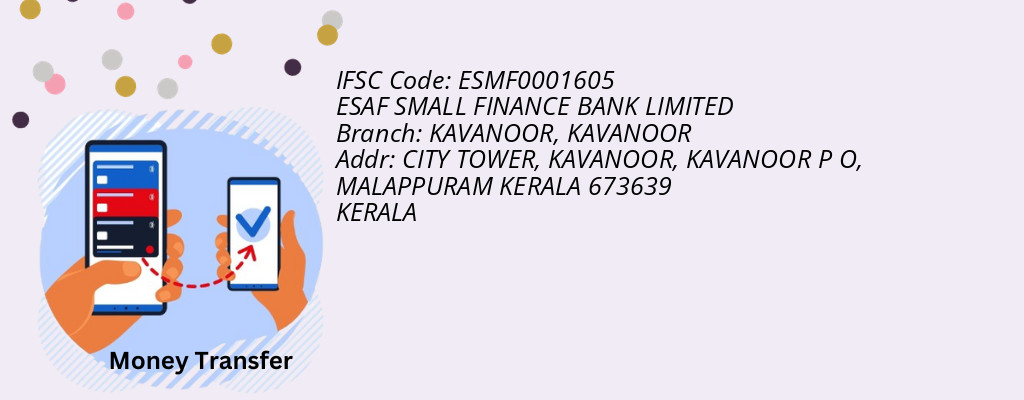 Find ESAF SMALL FINANCE BANK IFSC Code KAVANOOR - KAVANOOR Branch Find ESAF SMALL FINANCE BANK IFSC Code KAVANOOR - KAVANOOR Branch