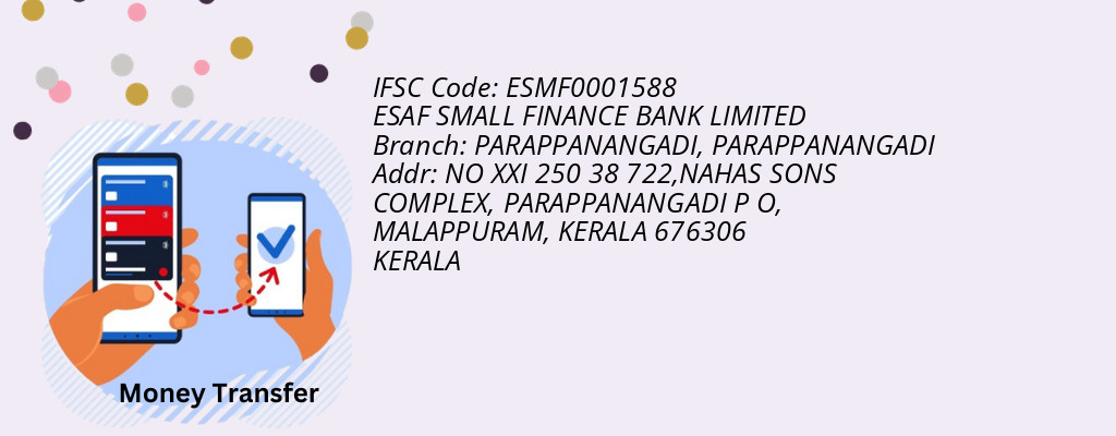 Find ESAF SMALL FINANCE BANK IFSC Code PARAPPANANGADI - PARAPPANANGADI Branch Find ESAF SMALL FINANCE BANK IFSC Code PARAPPANANGADI - PARAPPANANGADI Branch