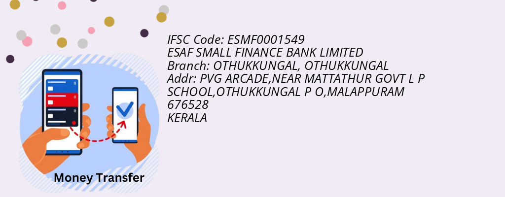 Find ESAF SMALL FINANCE BANK IFSC Code OTHUKKUNGAL - OTHUKKUNGAL Branch