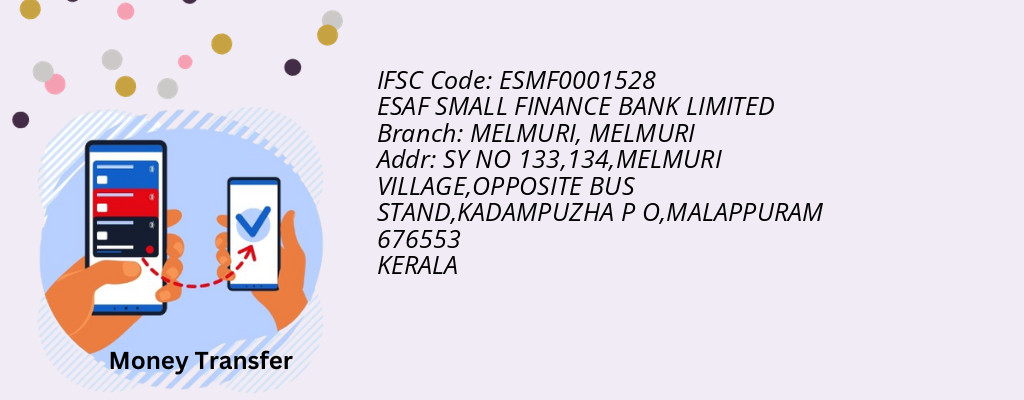 Find ESAF SMALL FINANCE BANK IFSC Code MELMURI - MELMURI Branch Find ESAF SMALL FINANCE BANK IFSC Code MELMURI - MELMURI Branch