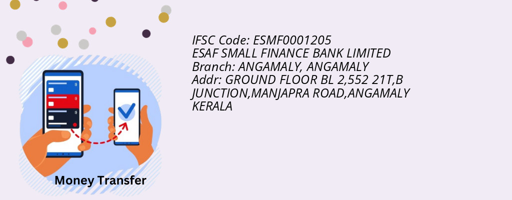 Find ESAF SMALL FINANCE BANK IFSC Code ANGAMALY - ANGAMALY Branch Find ESAF SMALL FINANCE BANK IFSC Code ANGAMALY - ANGAMALY Branch