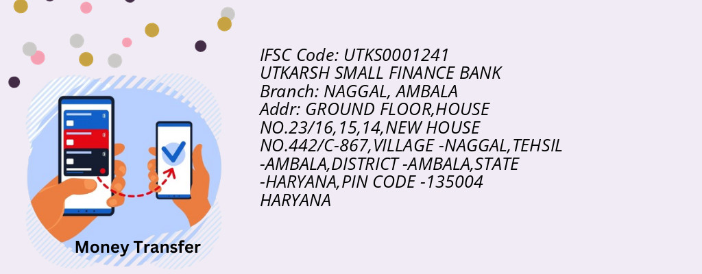 Find UTKARSH SMALL FINANCE BANK IFSC Code AMBALA - NAGGAL Branch