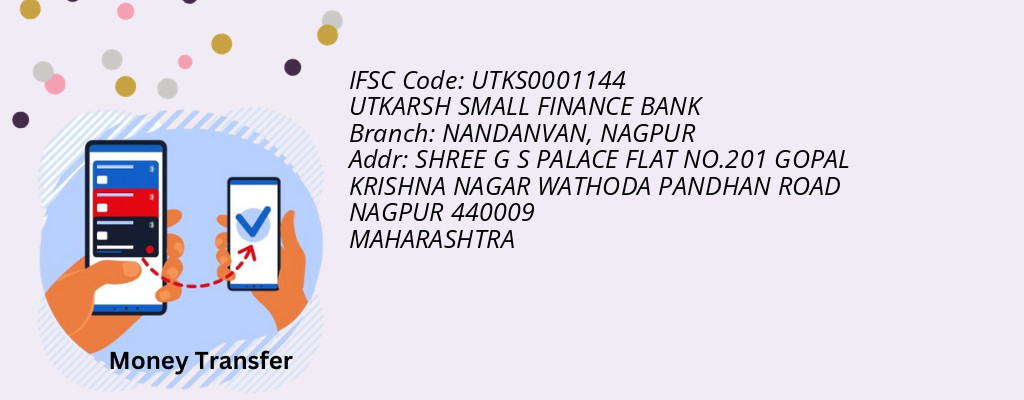 Find UTKARSH SMALL FINANCE BANK IFSC Code NAGPUR - NANDANVAN Branch