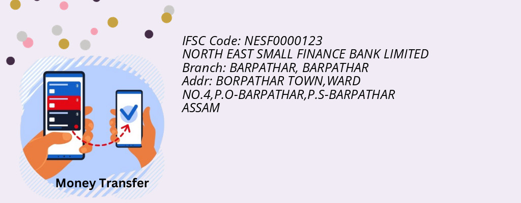 Find NORTH EAST SMALL FINANCE BANK IFSC Code BARPATHAR - BARPATHAR Branch Find NORTH EAST SMALL FINANCE BANK IFSC Code BARPATHAR - BARPATHAR Branch