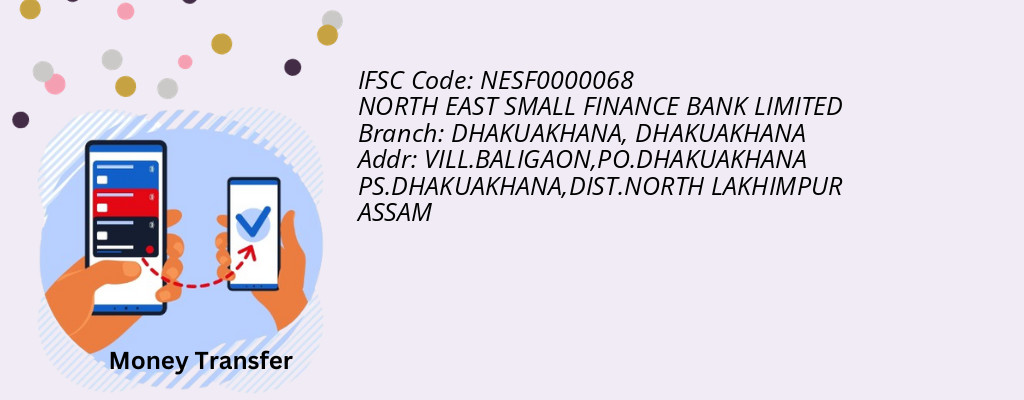 Find NORTH EAST SMALL FINANCE BANK IFSC Code DHAKUAKHANA - DHAKUAKHANA Branch