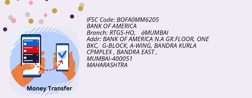 Find BANK OF AMERICA IFSC Code  MUMBAI - RTGS-HO Branch Find BANK OF AMERICA IFSC Code  MUMBAI - RTGS-HO Branch