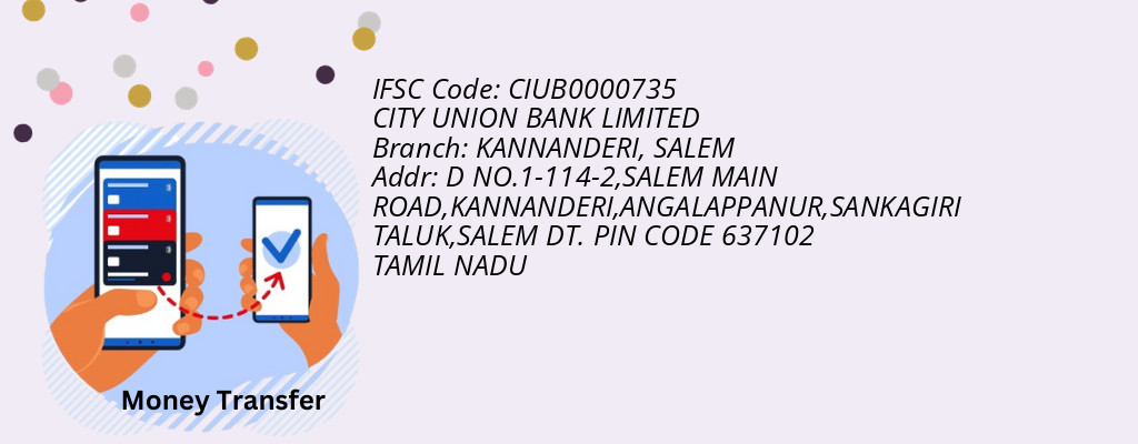 Find CITY UNION BANK IFSC Code SALEM - KANNANDERI Branch Find CITY UNION BANK IFSC Code SALEM - KANNANDERI Branch