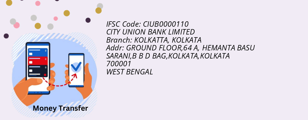 Find CITY UNION BANK IFSC Code KOLKATA - KOLKATTA Branch Find CITY UNION BANK IFSC Code KOLKATA - KOLKATTA Branch