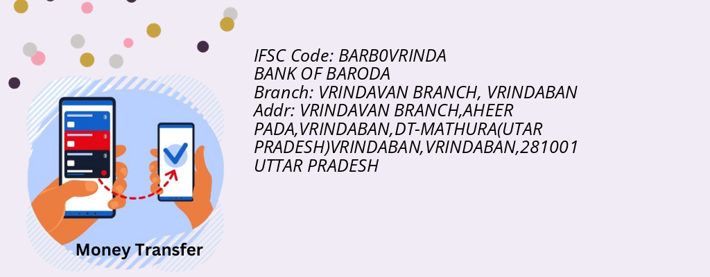 Find BANK OF BARODA IFSC Code VRINDABAN - VRINDAVAN BRANCH Branch