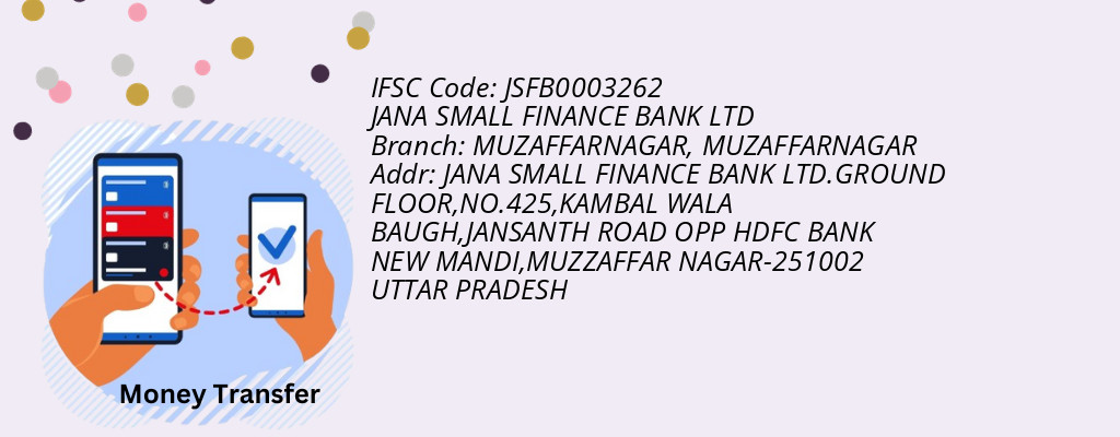 Find JANA SMALL FINANCE BANK IFSC Code MUZAFFARNAGAR - MUZAFFARNAGAR Branch Find JANA SMALL FINANCE BANK IFSC Code MUZAFFARNAGAR - MUZAFFARNAGAR Branch