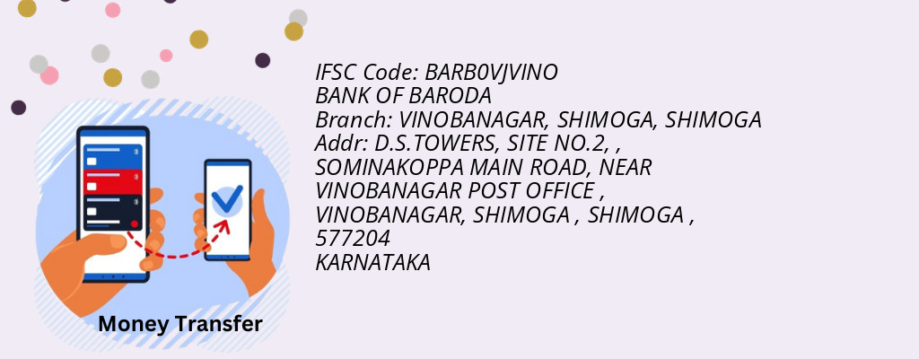 Find BANK OF BARODA IFSC Code SHIMOGA - VINOBANAGAR, SHIMOGA Branch