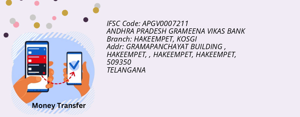 Find ANDHRA PRADESH GRAMEENA VIKAS BANK IFSC Code KOSGI - HAKEEMPET Branch