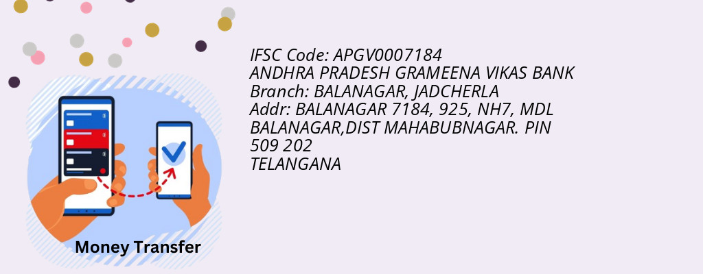Find ANDHRA PRADESH GRAMEENA VIKAS BANK IFSC Code JADCHERLA - BALANAGAR Branch