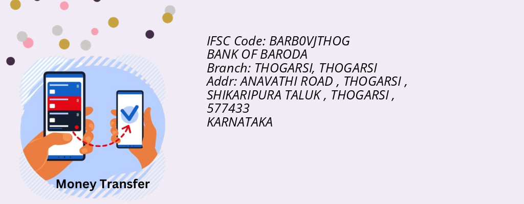 Find BANK OF BARODA IFSC Code THOGARSI - THOGARSI Branch