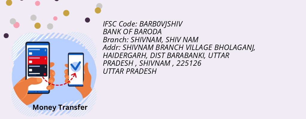 Find BANK OF BARODA IFSC Code SHIV NAM - SHIVNAM Branch
