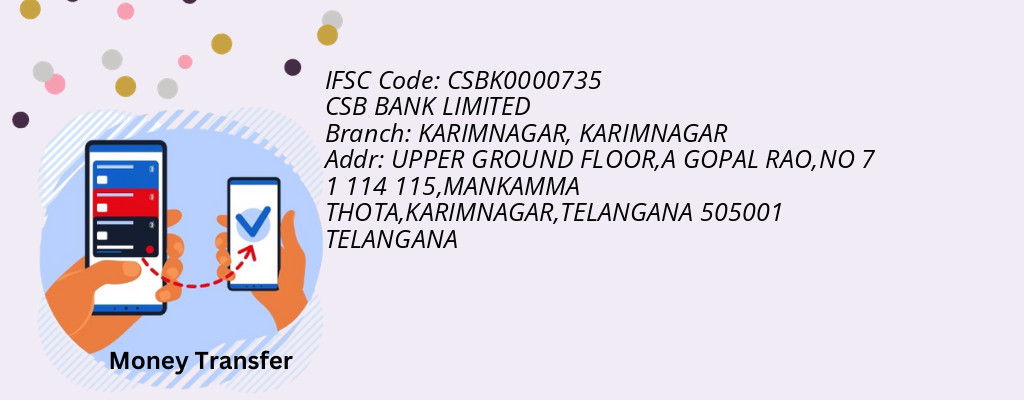 Find CSB BANK IFSC Code KARIMNAGAR - KARIMNAGAR Branch