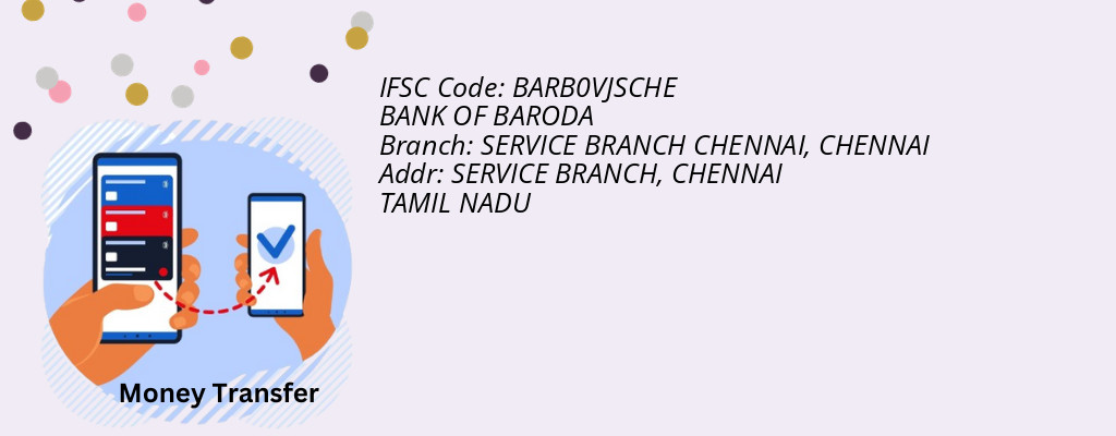 Find BANK OF BARODA IFSC Code CHENNAI - SERVICE BRANCH CHENNAI Branch