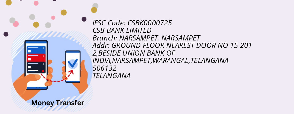 Find CSB BANK IFSC Code NARSAMPET - NARSAMPET Branch Find CSB BANK IFSC Code NARSAMPET - NARSAMPET Branch
