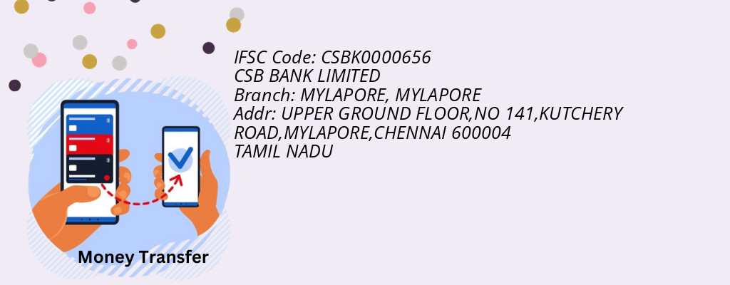 Find CSB BANK IFSC Code MYLAPORE - MYLAPORE Branch