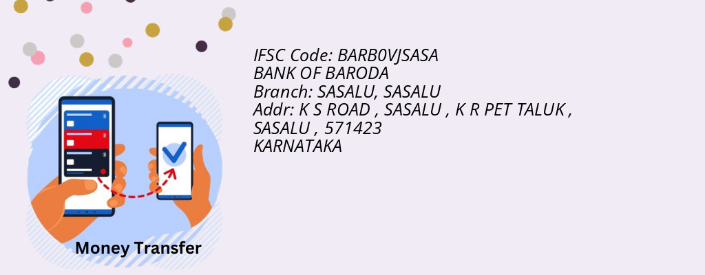 Find BANK OF BARODA IFSC Code SASALU - SASALU Branch