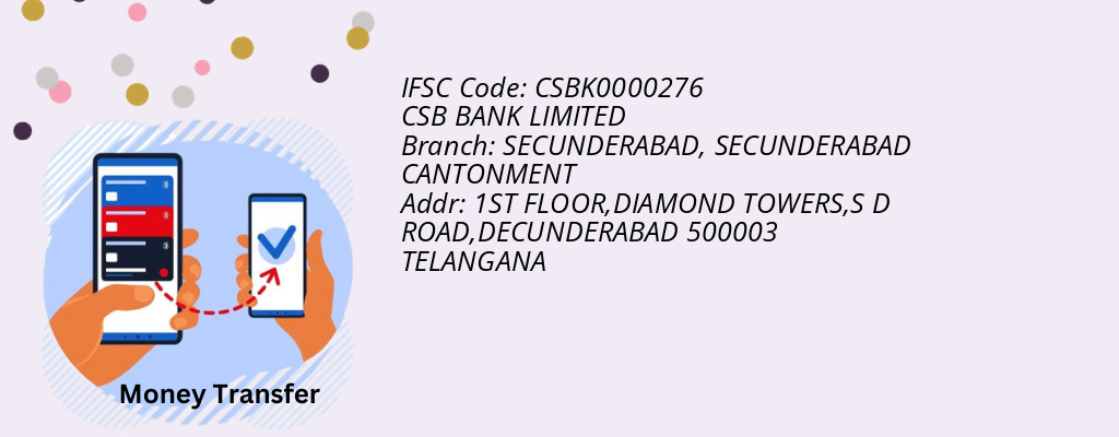 Find CSB BANK IFSC Code SECUNDERABAD CANTONMENT - SECUNDERABAD Branch Find CSB BANK IFSC Code SECUNDERABAD CANTONMENT - SECUNDERABAD Branch