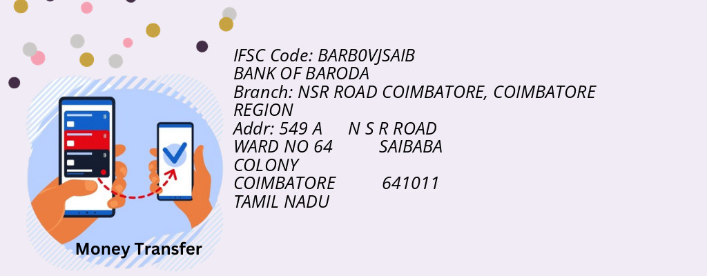 Find BANK OF BARODA IFSC Code COIMBATORE REGION - NSR ROAD COIMBATORE Branch